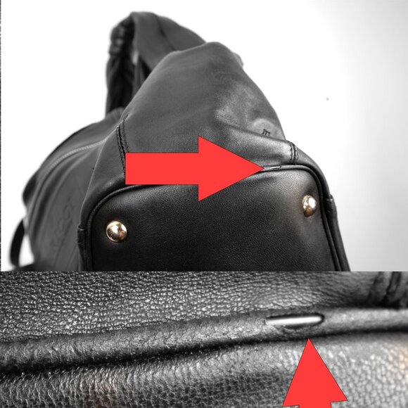 Nina Ricci Black Leather Hobo/Shoulder Bag - Picture 9 of 11